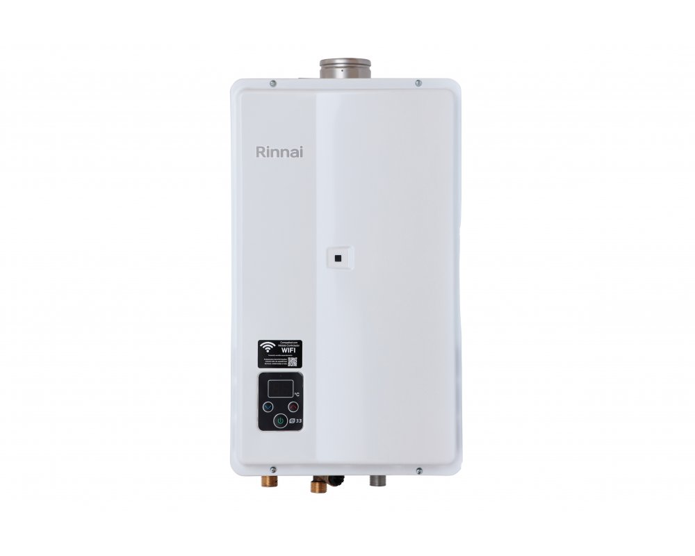 Aquecedor a gás digital E33 - 32,5 litros — GLP | Branco