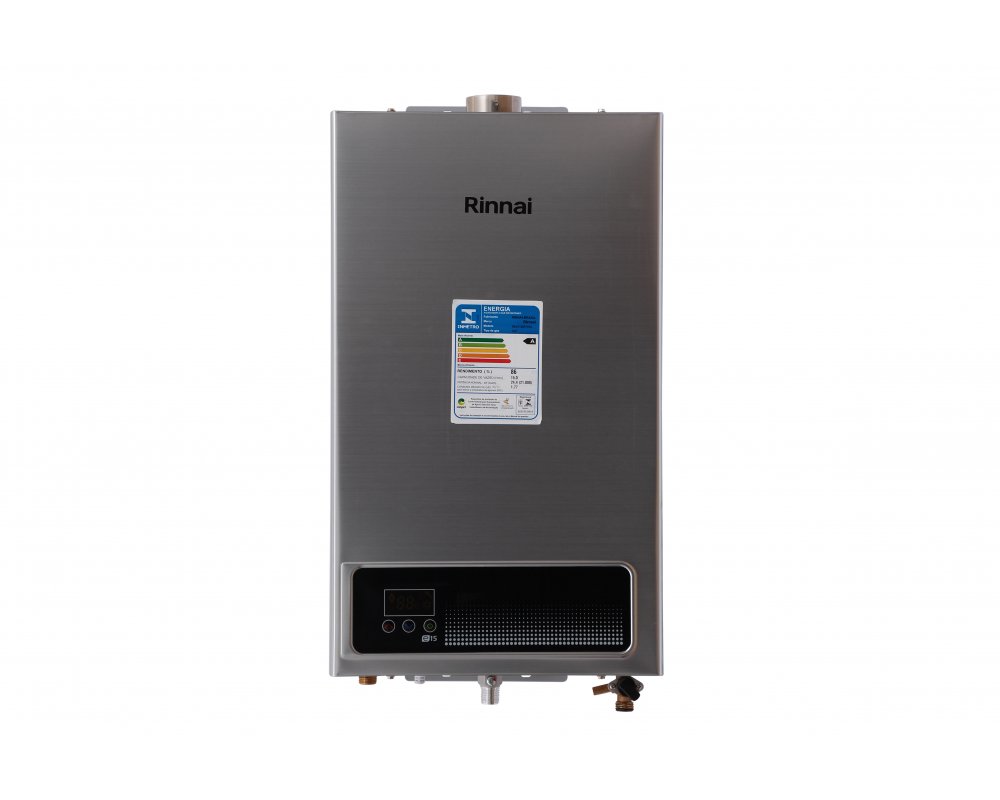 Aquecedor a gás digital E15 - 15 litros — GLP | Branco