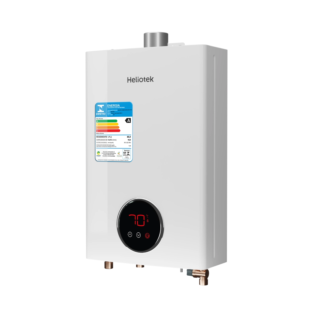 Premium Gás Heliotek 16 litros — GN | Branco